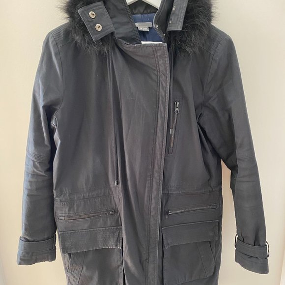 VINCE COTTON 'Quilted' Genuine Fur Trim Parka - Picture 5 of 9